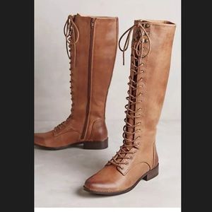 Anthropologie Alta Lace-Up Boots: Size 6